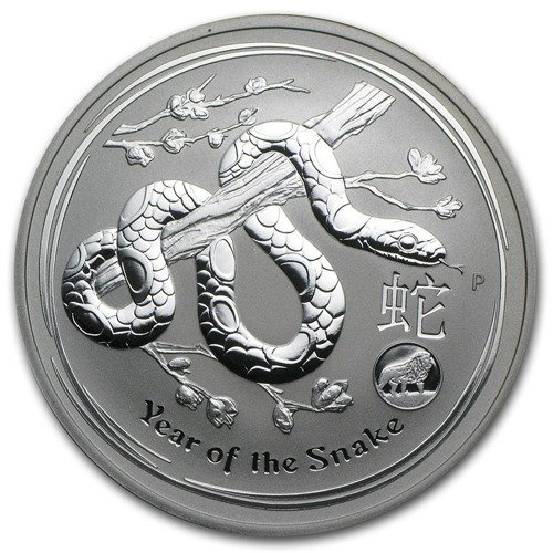 Lunar II: Año de la Serpiente 1 oz Plata (León Privado)