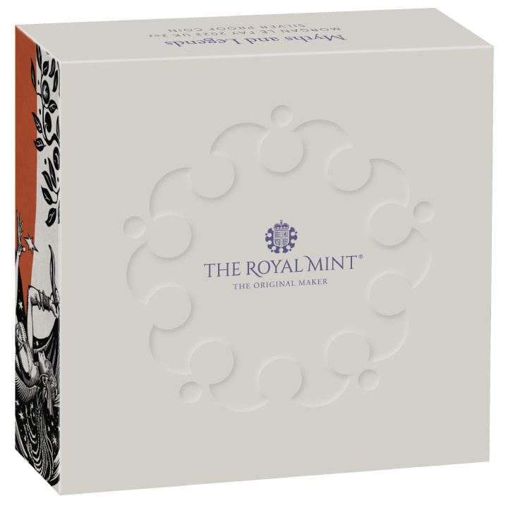 Myths & Legends: Morgan Le Fay 2 uncje Srebra 2023 Proof