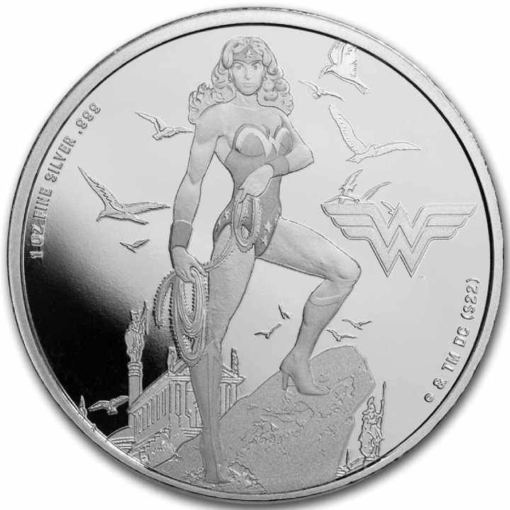 Samoa: DC Comics - Wonder Woman 1 oz Silber 2024 Proof Coin