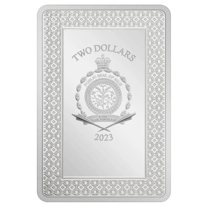 Niue: Tarot Cards - Death coloured 1 oz Silber 2023 Proof