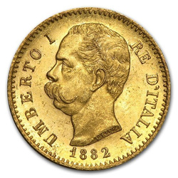 Włochy, 20 Lirów Umberto I Różne roczniki