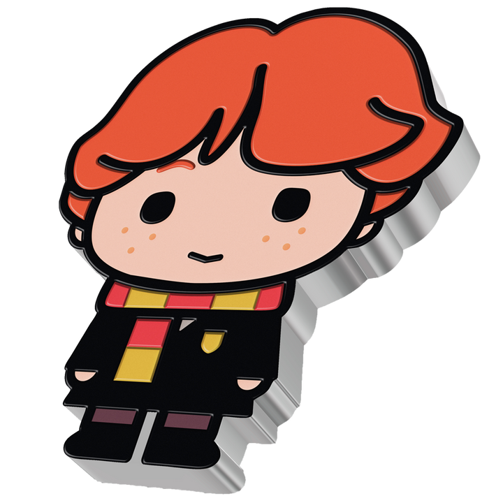 Niue: Harry Potter – Ron Weasley Chibi Coin, colorized, 1 ounce of silver, 2020, Proof.