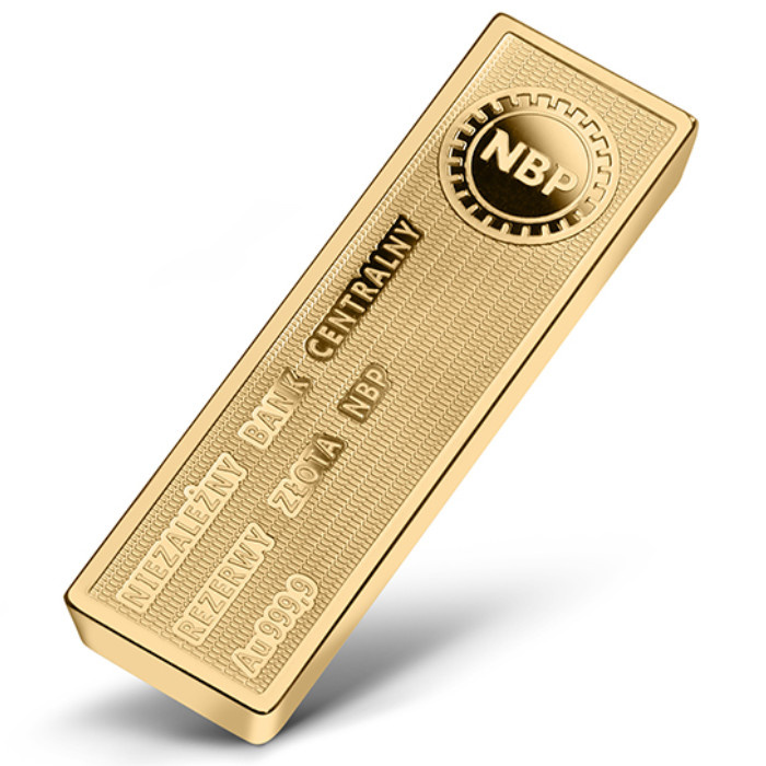 Moneta d'oro Banca centrale indipendente - Riserve auree della NBP 500 zloty Oro 2026 Proof Astuccio/Folder
