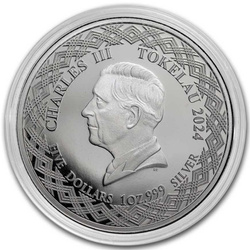 Tokelau: Serie Zodiacale - Bilancia 1 oncia d'argento 2024