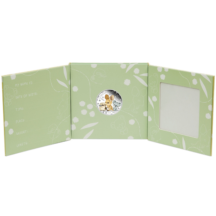 Nascita colorata 1/2 oncia d'argento 2024 Proof