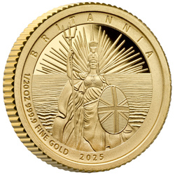 Ensemble de 6 pièces Premium Britannia Or 2025 Proof