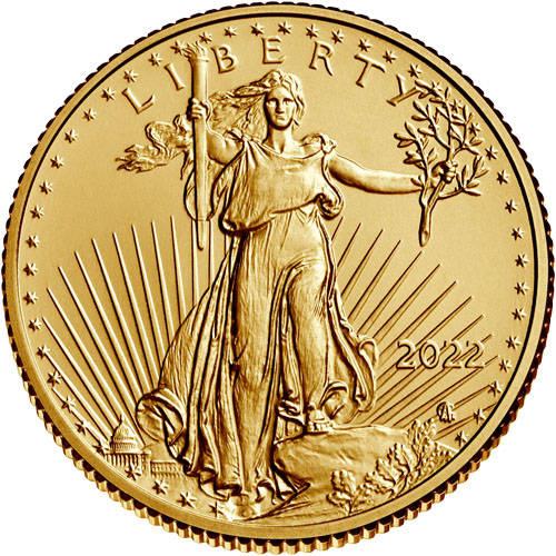 American Eagle 1/4 oz Gold 2022