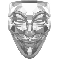 Rebel Mask Stacker 2 oz ezüst 2022 világos