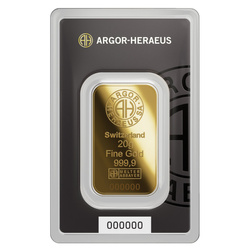 Lingotto d’oro Argor-Heraeus 20 g