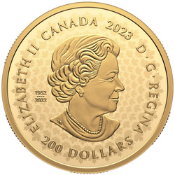 Canada: Great Hunters - Grizzly Bear $200 Gold 2023 Proof Ultra High Relief Coin