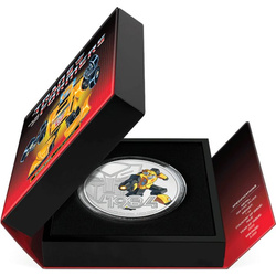 Niue: Transformers - Bumblebee coloured 1 oz Silver 2022 Proof