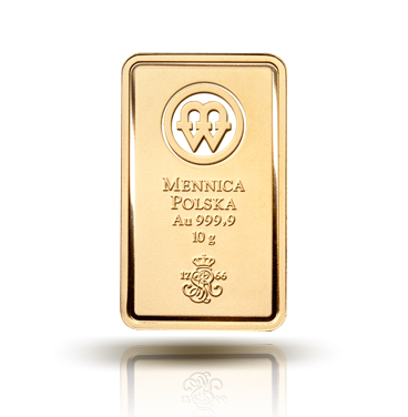 Sztabka Złota Niesortowana 10 gramów
