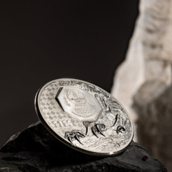 Mongolia: Mongolian Falcon 1 uncja Platyny 2023 Proof Ultra High Relief