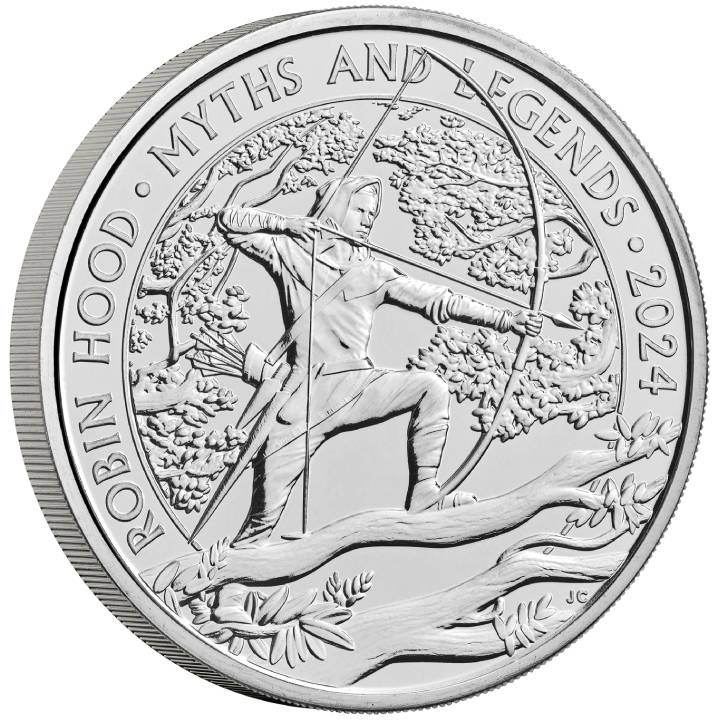 Mitos y Leyendas: Robin Hood £5 Cobre 2024