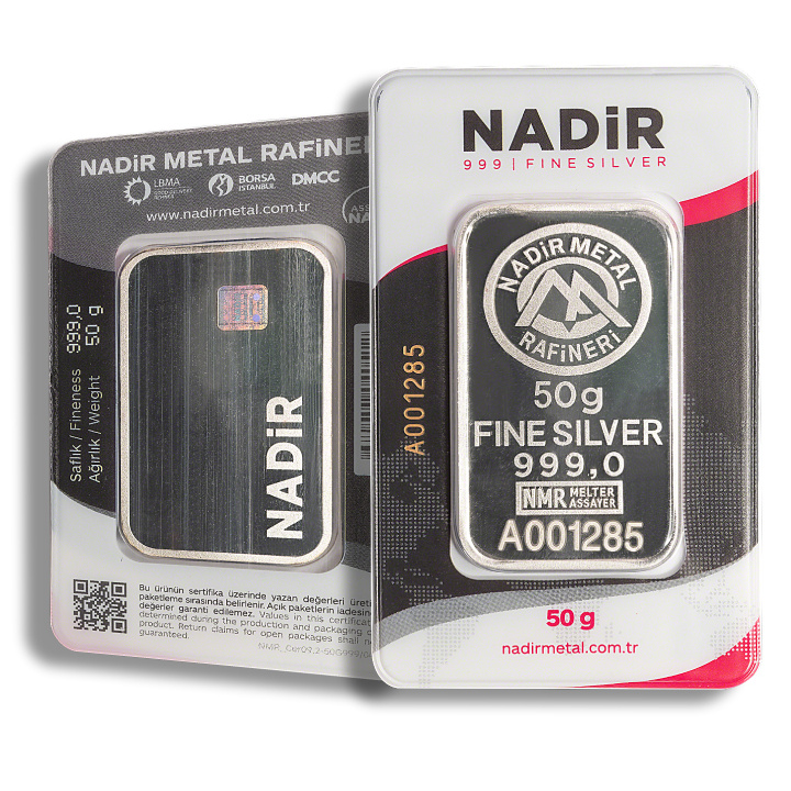 Lingot Nadir 50 g Argent