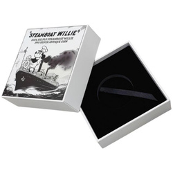 Fiji: Steamboat Willie 1 oz Silver 2024 Antiqued Coin