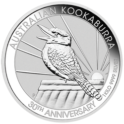 Kookaburra 1000 gram Silber 2020 PAKET 10 Stück