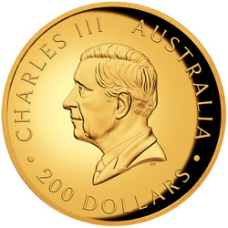 Australijski Kangur 2 uncje Złota 2024 Proof High Relief	