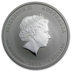Lunar II: Year of the Horse 2 oz Silver 2014