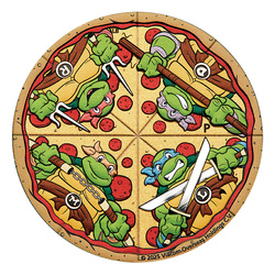 Tuvalu: Teenage Mutant Ninja Turtles – Pizza colorida 2 oz Plata 2025 Proof