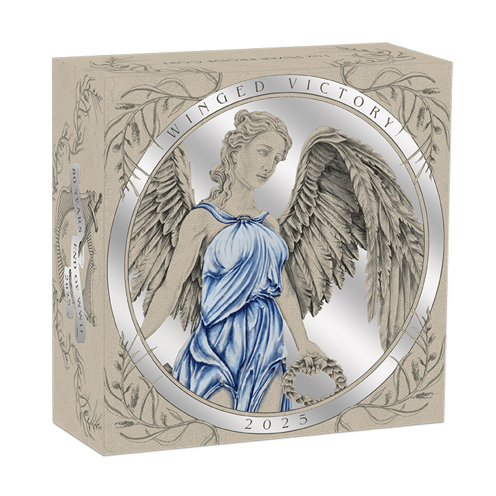 80º Aniversario del Fin de la Segunda Guerra Mundial - Winged Victory 1 oz Silver 2025 Proof