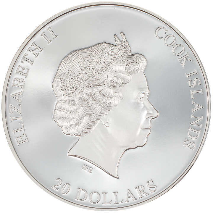 Cook Islands: Alcatraz Island kolorowany 3 uncje Srebra 2023 Proof Ultra High Relief