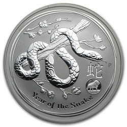 Lunar II: Año de la Serpiente 1 oz Plata (León Privado)