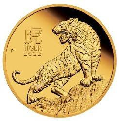 Lunar III: Year of the Tiger 1 oz Gold 2022 Proof