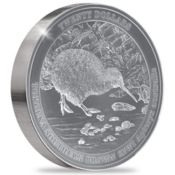 Kiwi 1000 grams Silber 2023 Proof Coin