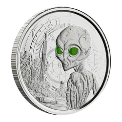 Set of Ghana Alien 4 x 1/2 oz Silber 2021