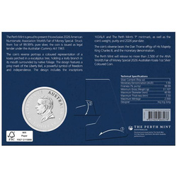 Koala Liberty Bell Privy 1 oz Silber 2026 ANA Coin Show Special