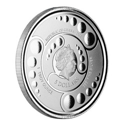 Ghana: Alien 1 oz Silver 2021