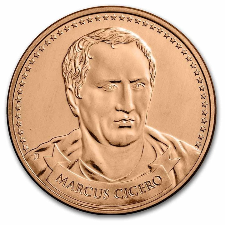 Founders of Liberty: Cicero - Keep & Bear Arms 1 oz Copper Slab