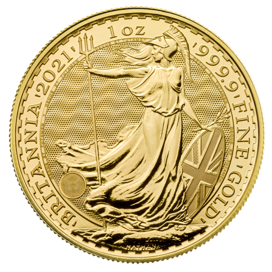 Britannia 1 uncja Złota 2021