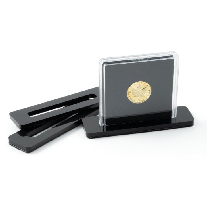 Leuchtturm - Support noir pour pièces Quadrum (10 pièces)