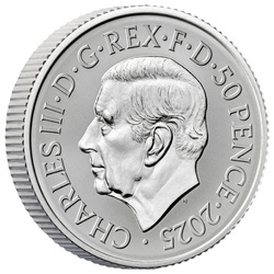 Britannia Four-Coin Silber Set 2025 Reverse Frosted