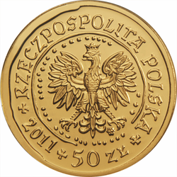 Orzeł Bielik 1/10 uncji Złota 2011