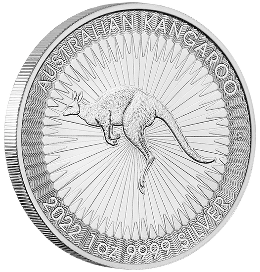 Canguro australiano 1 oncia d'argento 2022