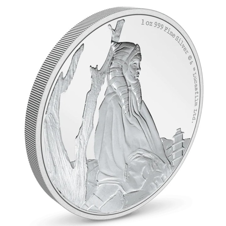 Niue: Star Wars The Mandalorian – Ahsoka Tano 1 uncja Srebra 2022 Proof