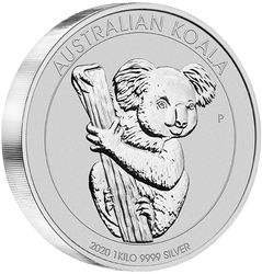 Koala 1000 gram Silber 2020