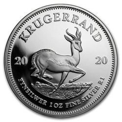 Krugerrand 1 uncia ezüst 2020 Proof