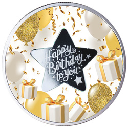 Cameroun : Pièce d'anniversaire colorée Argent 2023 Proof