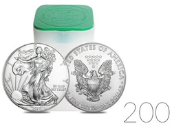 American Eagle 1 oz Silber 2019 PAKET 200 Stück
