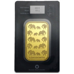 Rand Refinery 100 g Goldbarren