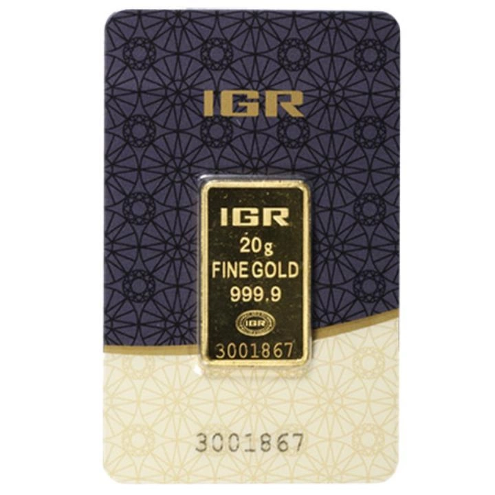 Goldbarren 20 g IGR | Metal Market Europe