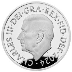 Lote de 13 monedas de plata Gran Bretaña 2024 Proof