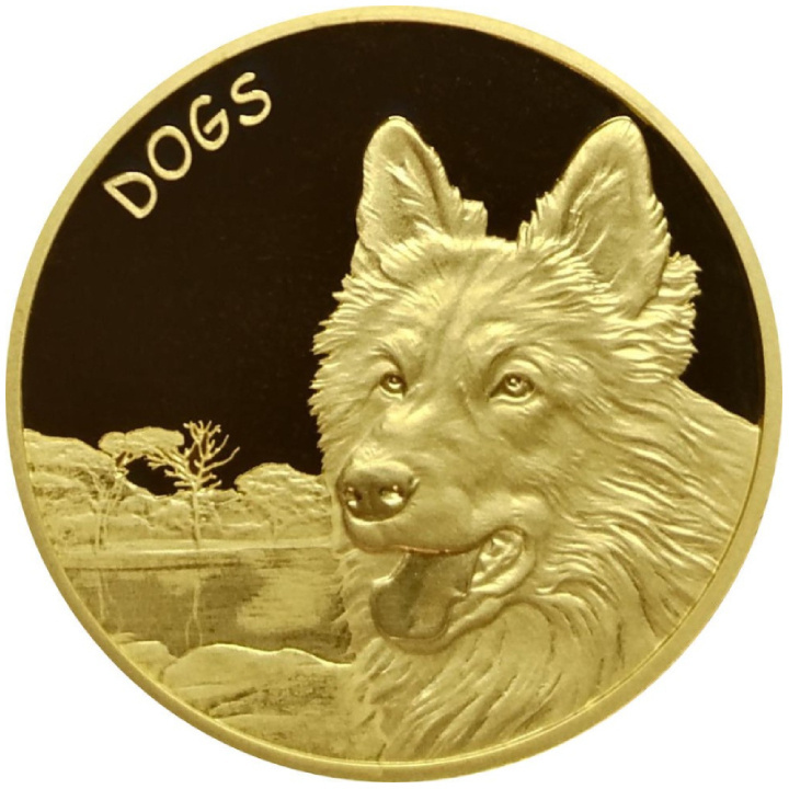 Fiji: Dogs 1 uncja Złota 2023 Prooflike