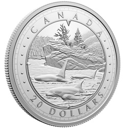 Canada: This Is Canada - Wondrous Waters $20 Argento 2024 Proof