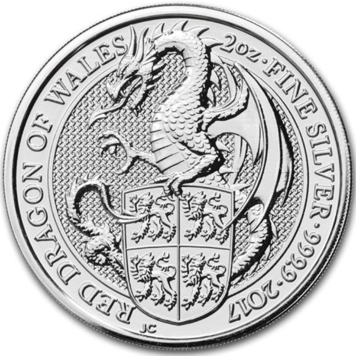 The Queen’s Beasts: Set of 10 coins 2 oz Silver 2016-2020