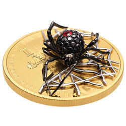 Pièce en or The Jewelled Redback Spider 2 onces d'or 2026 Diamond Proof